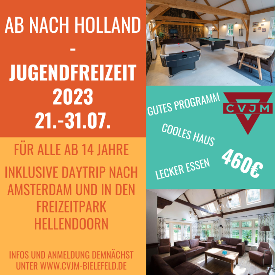 Flyer Freizeit Jugendliche 2023